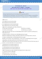 Đề thi học kì 1 KHTN 6 - Cánh diều - Đề số 5